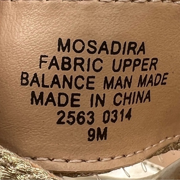 Mootsies Tootsies Mosadira Open Toe Gold Cork Wedge Heeled Sandal Size 9 Women’s - Picture 4 of 10